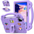 Παιδική θήκη για Xiaomi Pad 7 / 7 Pro, Cute Patterns, με βάση, μωβ