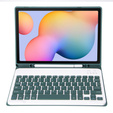 Θήκη + πληκτρολόγιο Samsung Galaxy Tab S6 Lite P610/P615 / S6 Lite 2022 10.4, Pen Slot, πράσινη