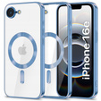 Θήκη για iPhone 16E, Electro MagSafe, μπλε + Γυαλί για την οθόνη
