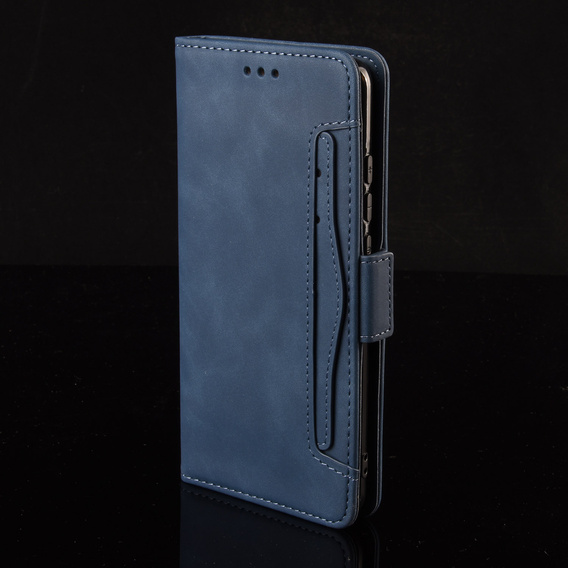 Θήκη με πτερύγιο για Samsung Galaxy S25 FE, Card Slot, σκούρο μπλε