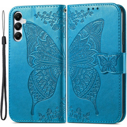 Θήκη με πτερύγιο για Samsung Galaxy A05s, Butterfly, μπλε