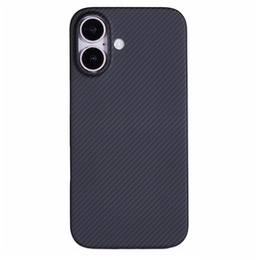 Θήκη για iPhone 16 Plus, Aramid Fiber Cover, μαύρη