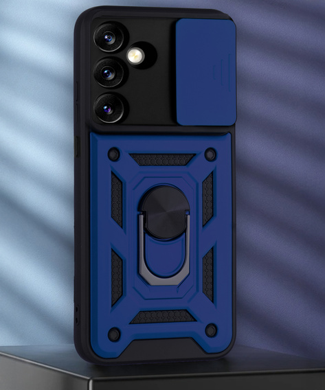 Θήκη για Samsung Galaxy S24 FE, CamShield Slide, μπλε