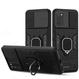 Θήκη για Samsung Galaxy A03s, KickStand Camera Lens, μπλε