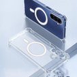 Θήκη για Samsung Galaxy A17 5G, για MagSafe, ενισχυμένη, διάφανη