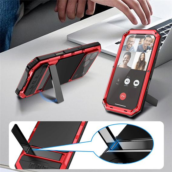 Θήκη R-JUST με βάση στήριξης για iPhone 17 Pro