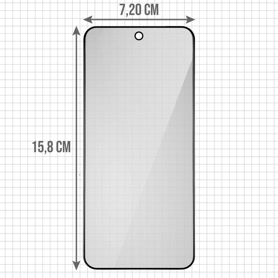 Ενισχυμένο γυαλί ERBORD Anti-Spy (2 τεμ.) για OnePlus 15