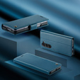 CASEME flip case για Samsung Galaxy Z Fold6 5G, Litchi Wallet, μπλε