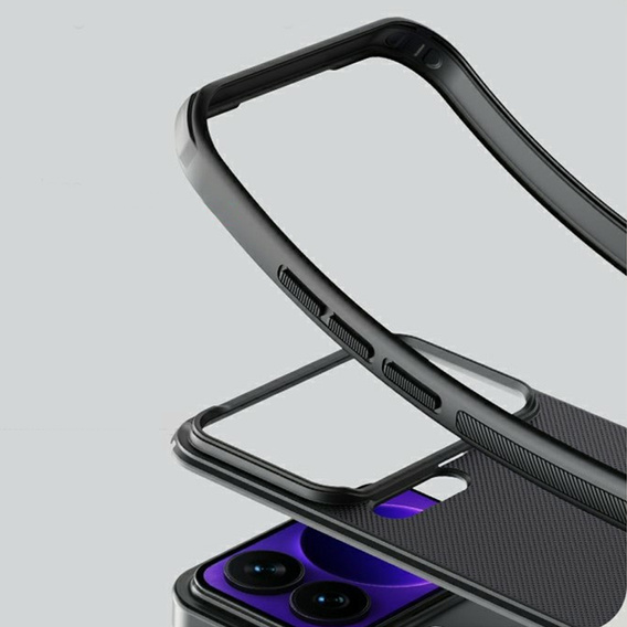 Θήκη NILLKIN Frosted Shield Pro MagSafe για Xiaomi 17 Pro, μαύρη