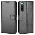 Θήκη με πτερύγιο για Sony Xperia 10 IV, Wallet, μαύρη