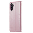 θήκη CASEME για Samsung Galaxy A14 5G, Waxy Textured, ροζ