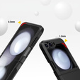 Θωρακισμένη θήκη για Samsung Galaxy Z Flip7 FE / Z Flip6, Armor Shockproof, μαύρη