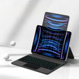 Θήκη πληκτρολογίου για iPad Pro 11" 2024, Magnetic Keyboard Touchpad, μαύρη