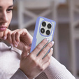 Θήκη για Xiaomi Redmi Note 14 Pro 5G, Shockproof, με μεμβράνη, μωβ