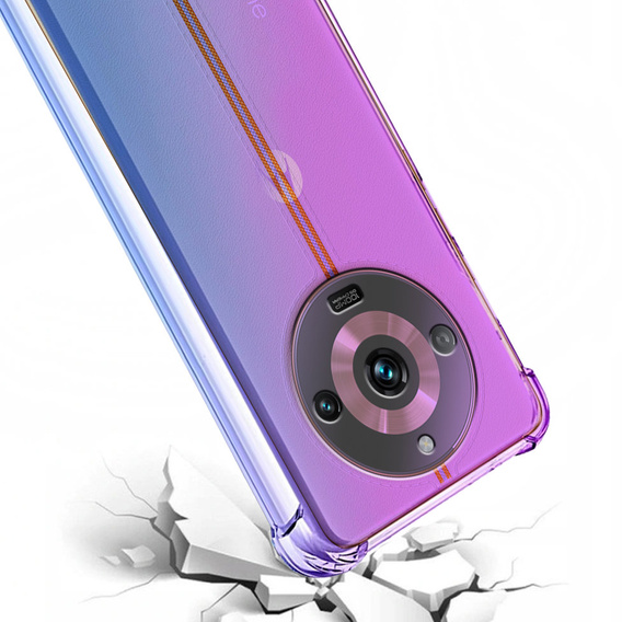 θήκη για το Realme 11 Pro / 11 Pro +, Gradient Dropproof, Μωβ / μπλε