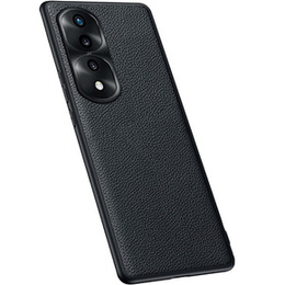 Δερμάτινη θήκη για Honor 70 5G, leather hybrid, μαύρη