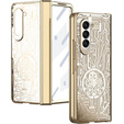 Θήκη για Samsung Galaxy Z Fold 5 5G, Mechanical Legend, χρυσή