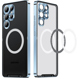 θήκη προστασίας κάμερας για το Samsung Galaxy S23 Ultra, CamShield MagSafe, διαφανής / μπλε