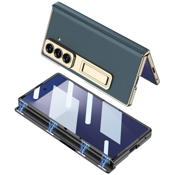 Θήκη GKK με γυαλί και βάση στήριξης για Samsung Galaxy Z Fold7 5G