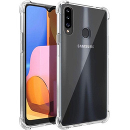 Θήκη για Samsung Galaxy A20S, Dropproof, διαφανής