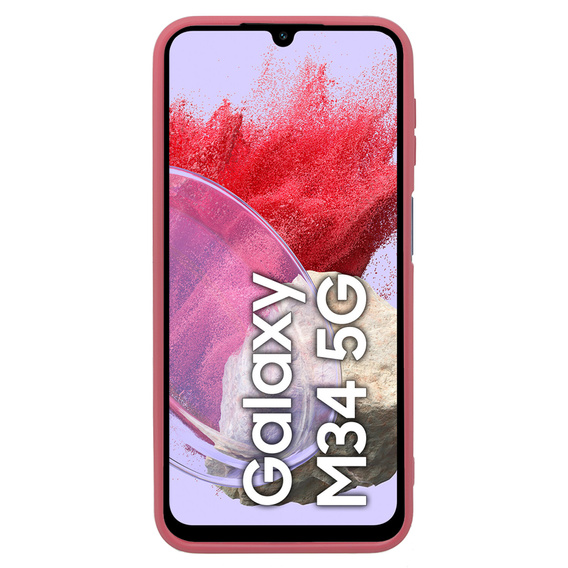 Θήκη για Samsung Galaxy M34 5G, Silicone Lite, κόκκινη