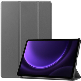 Θήκη για Samsung Galaxy Tab S9 FE, τρίπτυχη, γκρι