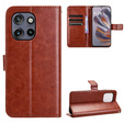 Θήκη με πτερύγιο για Motorola Edge 50 Neo / Motorola ThinkPhone 25, Crazy Horse Wallet, καφέ