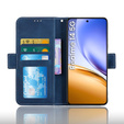 Θήκη με πτερύγιο για Realme 14 5G / Realme 14T 5G, Card Slot, σκούρο μπλε