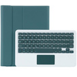 Θήκη + πληκτρολόγιο Lenovo Tab P11 J606F / Tab P11 5G, TouchPad Keyboard, σκούρα πράσινη