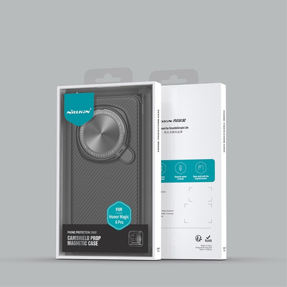 θήκη για το Honor Magic 6 Pro 5G, θωρακισμένη Nillkin, CamShield Prop, μαύρη