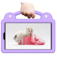 Παιδική θήκη για Samsung Galaxy Tab A7 Lite 8.7 T220/T225, Cute Patterns, με βάση, μωβ
