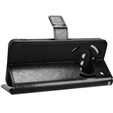Θήκη με πτερύγιο για Nothing Phone 3A, Crazy Horse Wallet, μαύρη