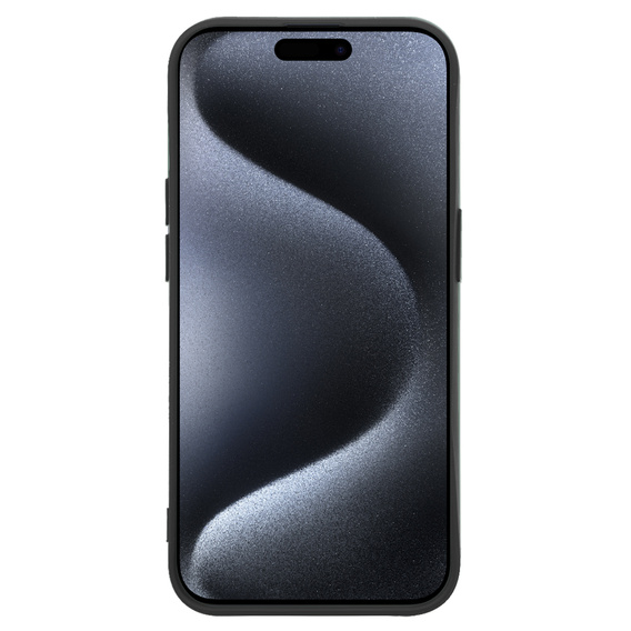 Θήκη για iPhone 15 Pro Max, Silicone Lite, μαύρη