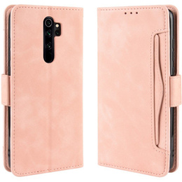 Θήκη με πτερύγιο για Xiaomi Redmi Note 8 Pro, Card Slot, ροζ