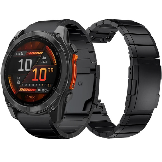 Βραχιόλι για Garmin Fenix 3/3HR/5X/6X/6X/6X PRO/7X, Μαύρο