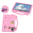 Παιδική θήκη για Lenovo Tab M11, Cute Patterns, με βάση, ροζ