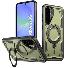Θήκη για Samsung Galaxy A36, Military MagSafe, πράσινη