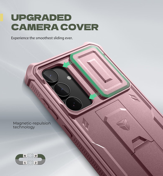 Θήκη Dexnor Full Body (Two Frames) για Samsung Galaxy S25 FE