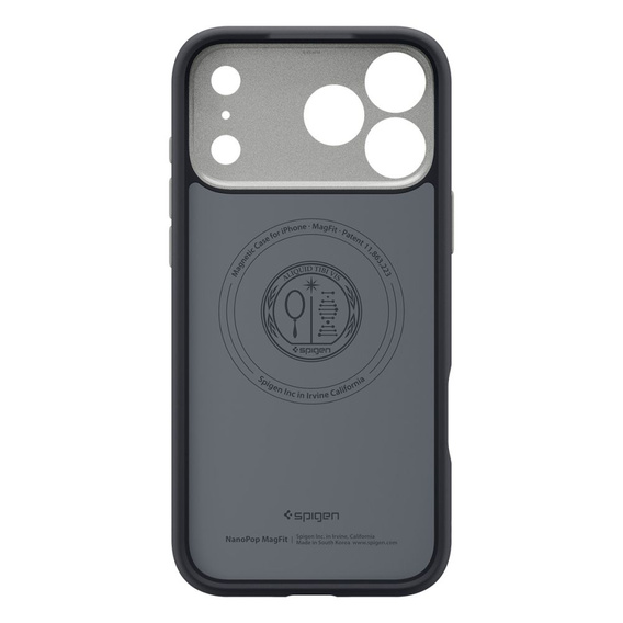 Θήκη Spigen για iPhone 17 Pro, Nano Pop Mag MagSafe, μαύρο σησαμέλαιο