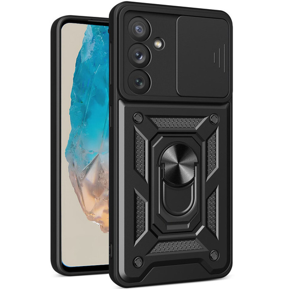 Θήκη για Samsung Galaxy M35, CamShield Slide, μαύρη