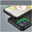 Θήκη για Motorola Moto G73 5G, Carbon, μαύρη