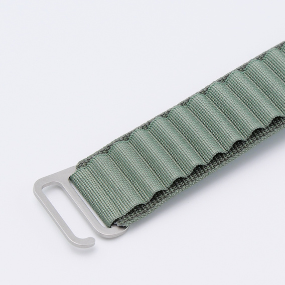 Λουράκι νάιλον για Apple Watch 1/2/3/4/5/6/7/8/SE/ULTRA 42/44/45/49mm, Πράσινο