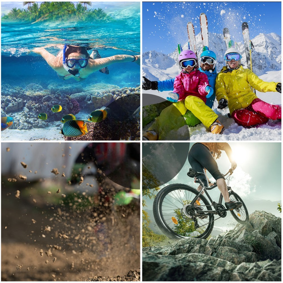 Αδιάβροχη θήκη IP68 για Samsung Galaxy A25 5G, Redpepper, μαύρη