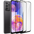 2x Μετριασμένο γυαλί για Samsung Galaxy A23 4G/5G, ERBORD 3D πλήρης οθόνη