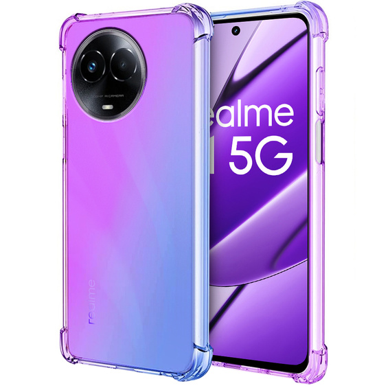 θήκη για το Realme 11 5G, Gradient Dropproof, Μωβ / μπλε