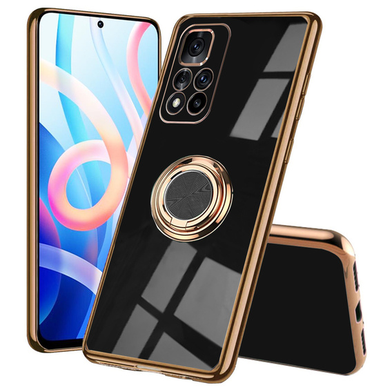 Θήκη για Xiaomi Poco M4 Pro 5G / Redmi Note 11S 5G, Electro Ring, μαύρη