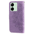Θήκη με πτερύγιο για Xiaomi Redmi 13C / Poco C65, Mandala Flower, μωβ