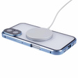 Μαγνητική θήκη MagSafe Dual Glass για iPhone 16, μπλε