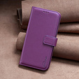 θήκη με πτερύγιο για Xiaomi Redmi Note 13 Pro 4G / Xiaomi Redmi Note 14S / Xiaomi Poco M6 Pro 4G, BINFEN Wallet, σκούρο μωβ