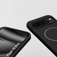 Θήκη σιλικόνης για Google Pixel 10 / 10 Pro, για MagSafe, μαύρο